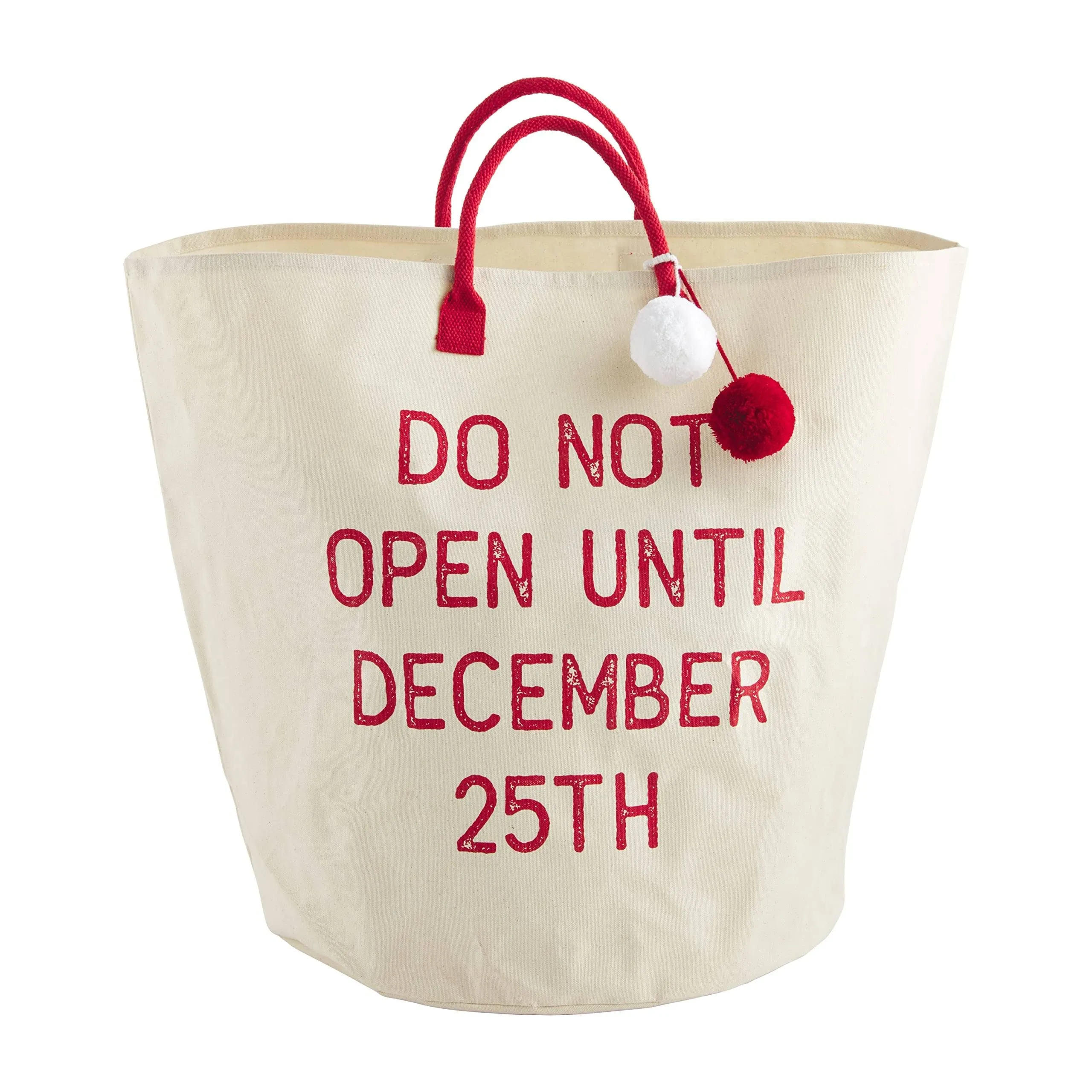 Do Not Open Christmas Tote