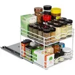 HOLDN’ STORAGE Pull Out Spice Rack Organizer for Cabinet, Heavy Duty-5 Year Limited Warranty- Slide Out Spice Rack 6.5" W -Fits Spices, Sauces, Cans etc. Requires at Least 6.9” Cabinet Opening