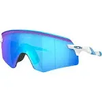 Oakley ENCODER Polished White Prizm Sapphire Sunglasses