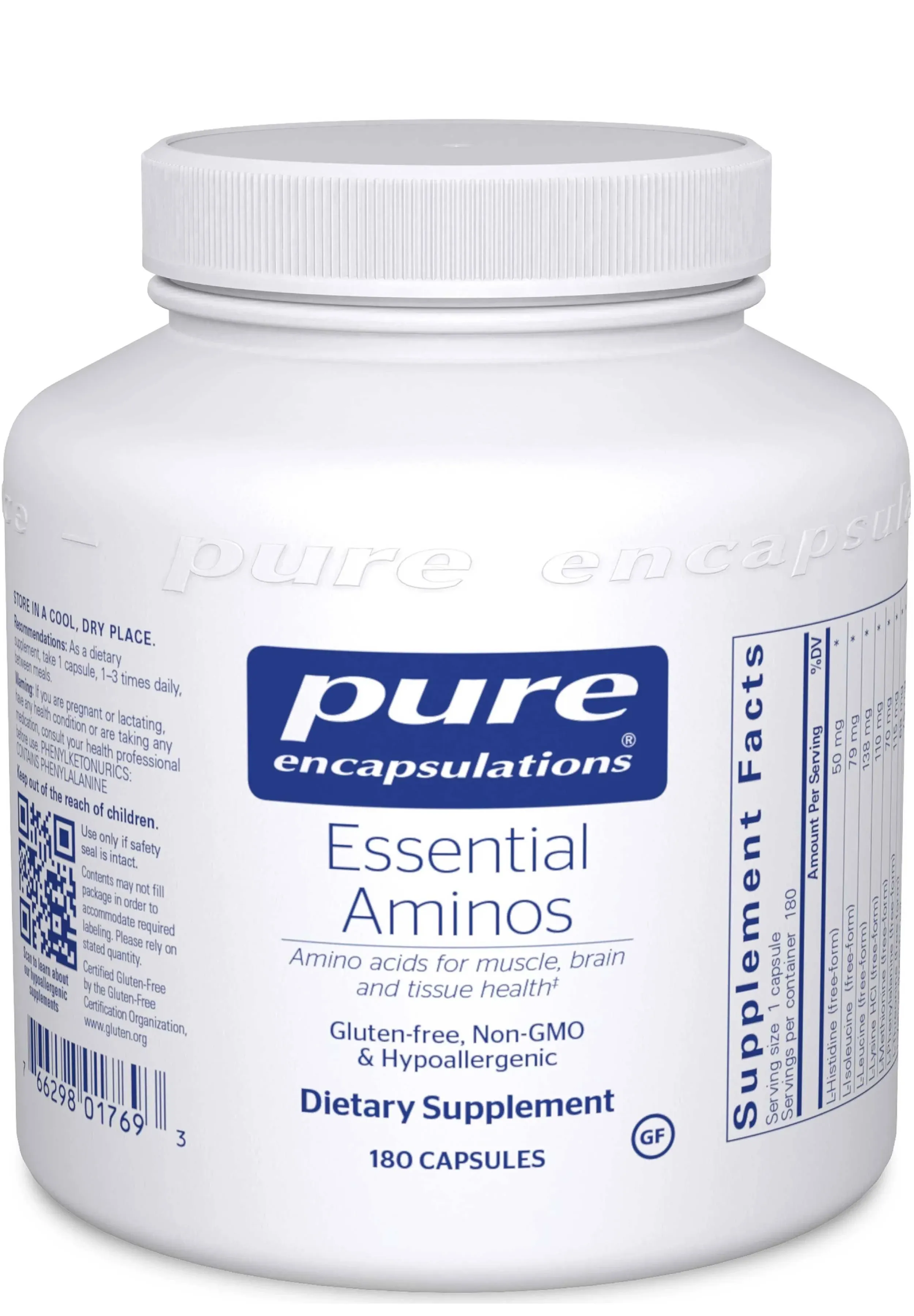 Pure Encapsulations - Essential Aminos - 180 Capsules