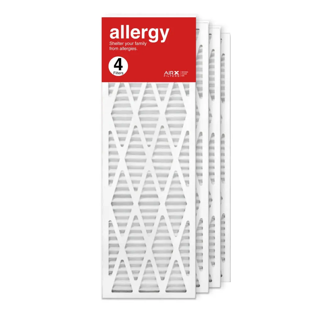 AIRx Filters 12x36x1 Air Filter MERV 11 Pleated HVAC AC Furnace Air Filter, Allergy 4-Pack Made in The USA