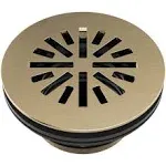 Delta Other 4" Prefab Round Shower Drain DT051411 Champagne Bronze