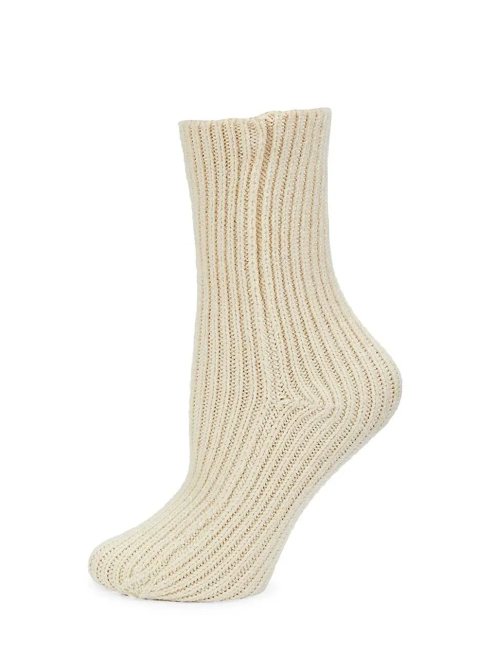 Eberjey The Ribbed Crew Sock La Rosa