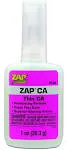 Pacer PT08 Zap CA Cyanoacrylate Super Glue 1oz