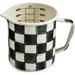 MacKenzie Childs Courtly Check 7 Cup Measuring Cup Brand New