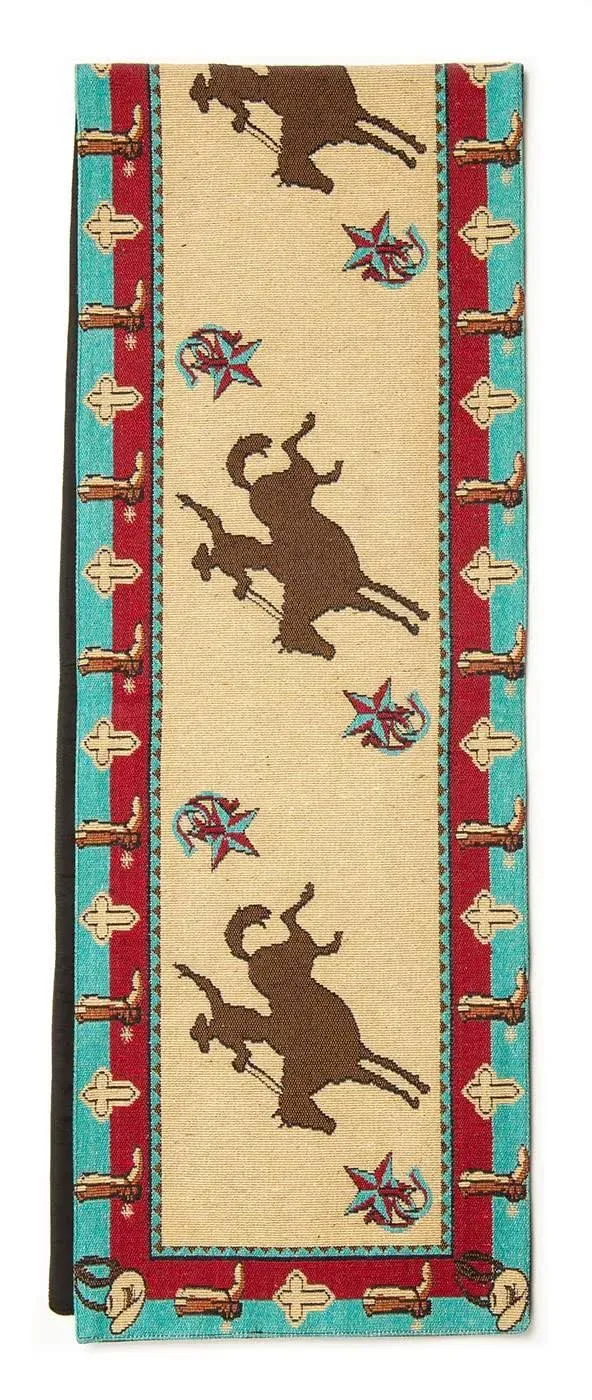 Kinara Fine Weavings Kinara Rodeo Table Runner - Southwestern Native American ...