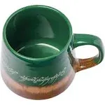 The Lord of The Rings Elven Text Tapered Ceramic Pottery Mug | Holds 14 Ounces