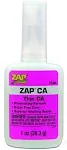 Zap-A-Gap Zap Gel CA Adhesive, .1 oz. Tube