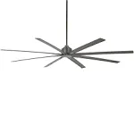 Minka-Aire F896-84-SI 84&#034; Xtreme H2O Outdoor Ceiling Fan, 8 Blades, Smoked Iron