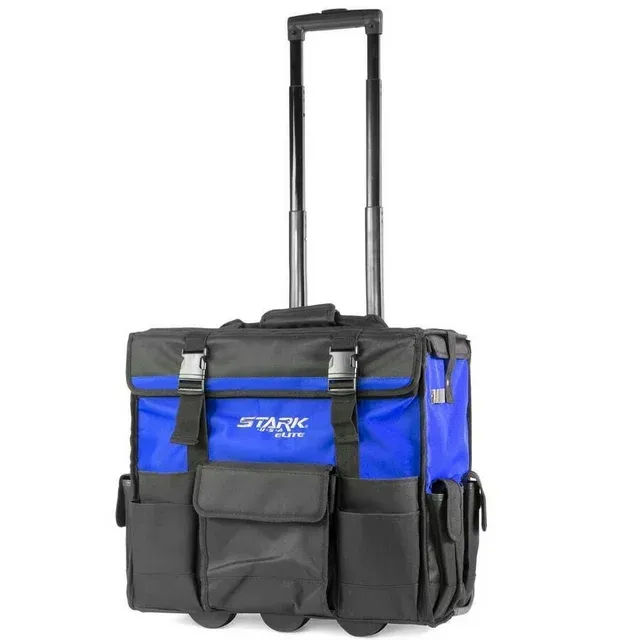 Stark USA Heavy Duty Portable Rolling Tool Bag 20" Wheels Storage Telescoping