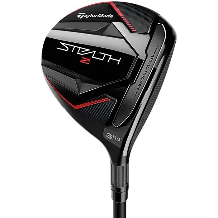 TaylorMade STEALTH 2 5 Wood Golf Club - 18° Loft - Regular Flex - Graphite Shaft