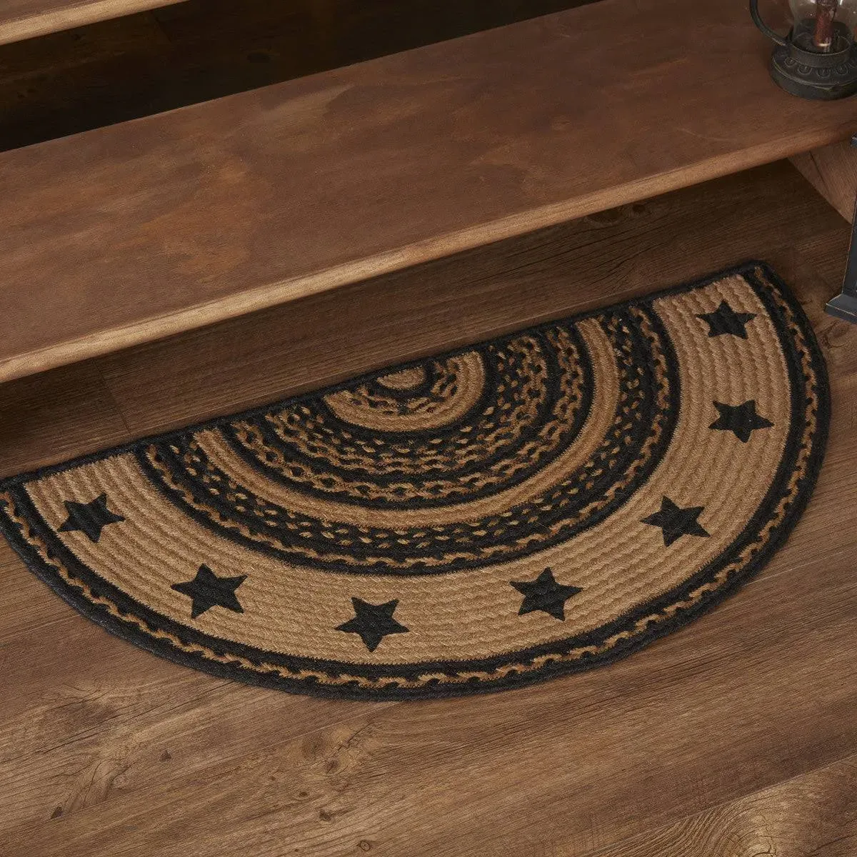 Farmhouse Star Half Rug