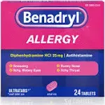 Benadryl Allergy Tablets