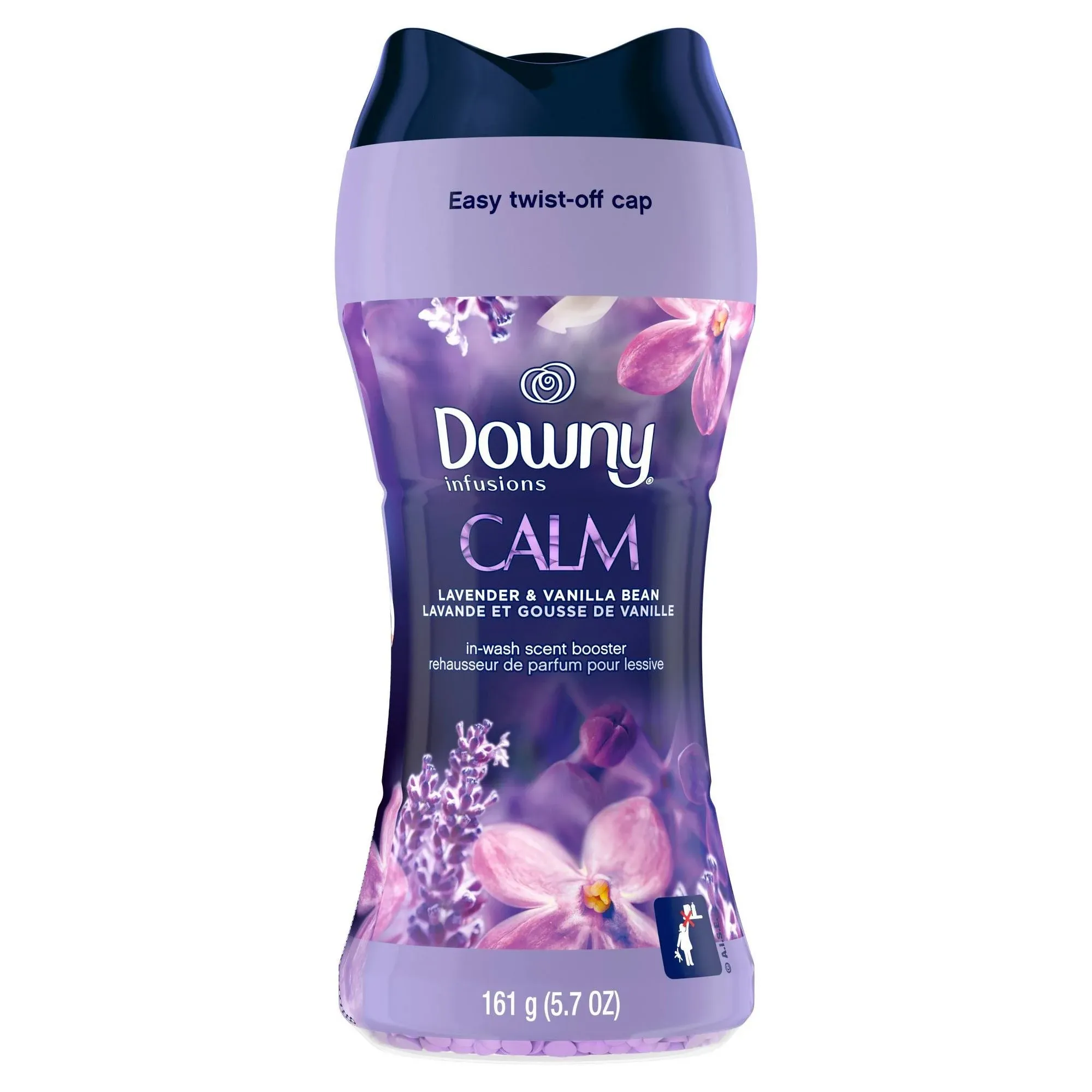 Downy Infusions In-Wash Scent Booster Beads, Calm, Lavender, 5.7 oz