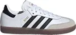 Adidas Youth Samba Soccer Shoes, White / 2.5