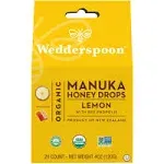 Wedderspoon Natural Manuka Honey Drops Lemon