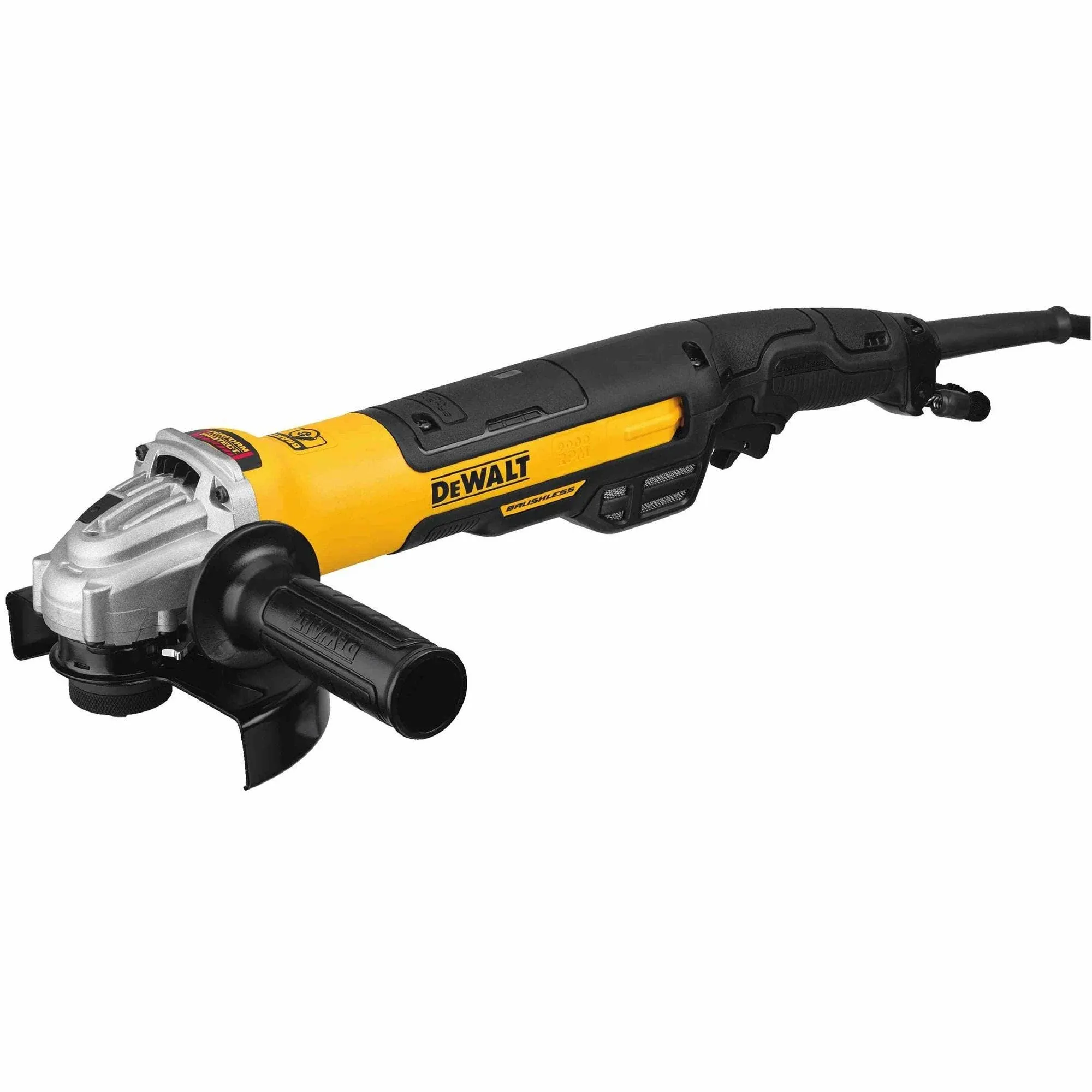 DEWALT Angle Grinder, RAT Tail, 5-Inch / 6-Inch, 13-Amp (DWE43265N)