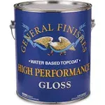 General Finishes High Performance Water Based Topcoat, 1 Quart, Satin