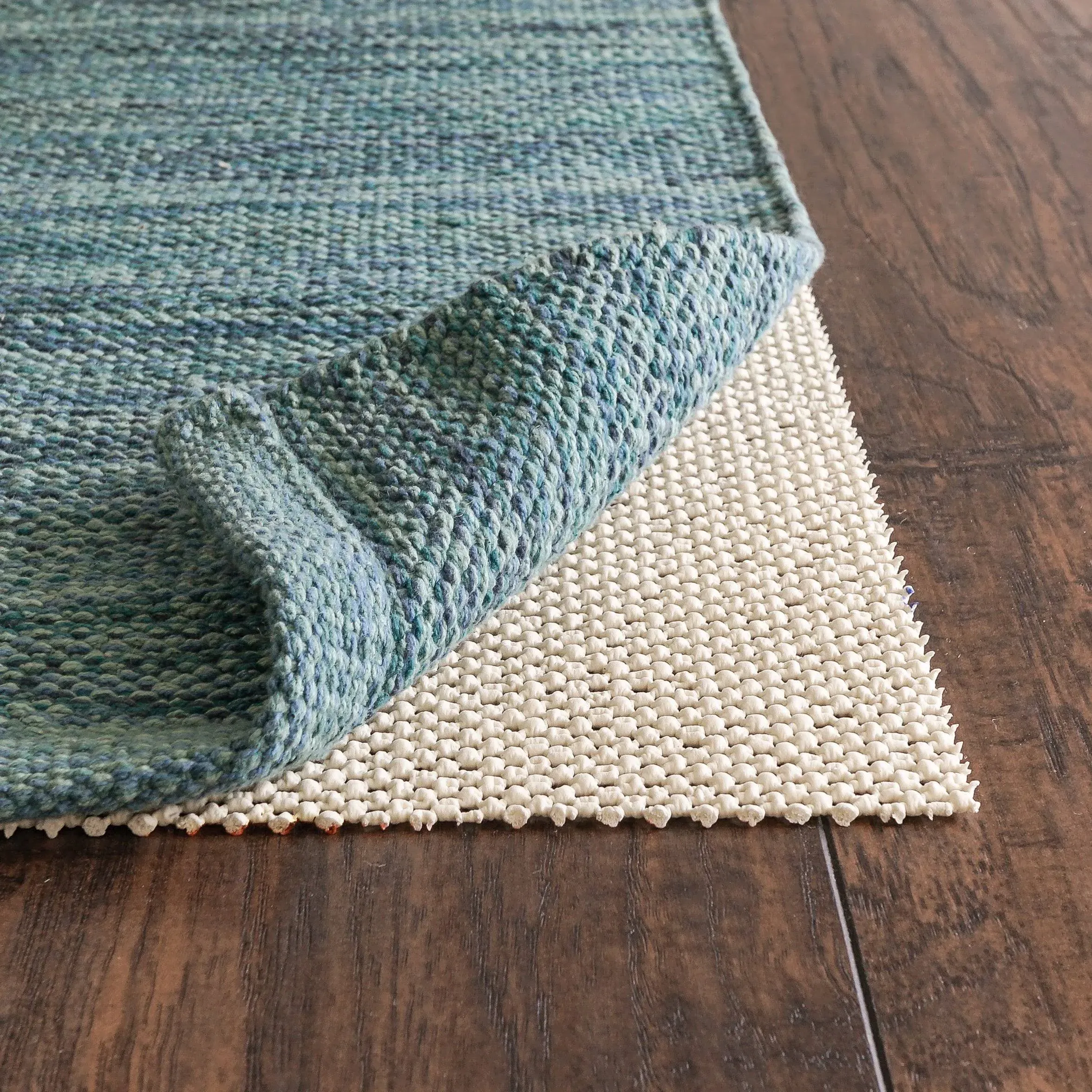 Rugpadusa - Super-Lock Natural - 2'6" x 12' - 1/8" Thick - Natural Rubber - Gripping Open Weave Rug Pad - More Durable Than PVC Alternatives, Safe