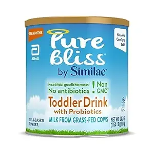 Pure Bliss Irish Farms Toddler Drink 12-36 months Easy to Digest European-Made Non-GMO 24.7-oz Powder Can (Pack of 6)