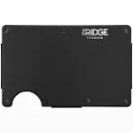 The Ridge Titanium Cash Strap Wallet Black