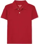 The Children's Place Toddler Boy's Short Sleeve Pique Polo, Size: 4T, Red