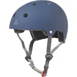 Triple Eight Dual Certified Helmet ABS Hardshell EPS Liner X-Small/Small Blue