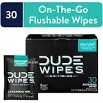 Dude Wipes - Wipes Travel Singles - 30 ct.