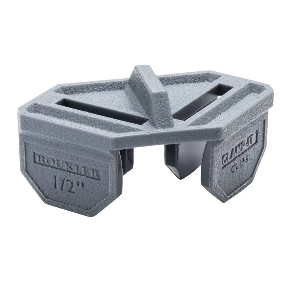 1/2'' Rockler Clamp It Clips (4 Pack, Dark Gray) - Corner Clamp It Cli