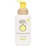 Baby Bum Shampoo &amp; Wash Tear Free Foaming Soap for Sensitive Skin, 12 oz