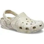 Crocs Unisex Classic Marbled Clog - Bone