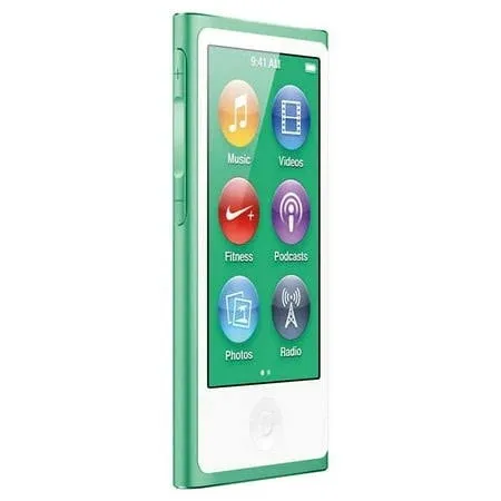 Brand New Apple iPod nano 7th Generation Green (16 GB) MP3 -1 Year Warranty