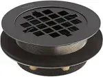 Kohler K-9132-BL 4-3/8" Round Shower Drain - Matte Black