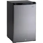 Avanti 4.4 Cu. ft. Refrigerator, Black/Stainless Steel (AR4456SS)