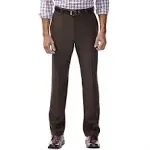 Haggar Men's E Clo Repreve Stria Classic Fit Flat Front Dress Pant