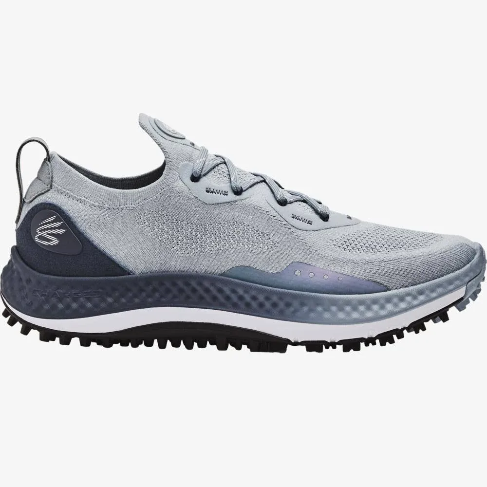 Under Armour Men's Curry Charged Spikeless Golf Shoes - Blue, 11