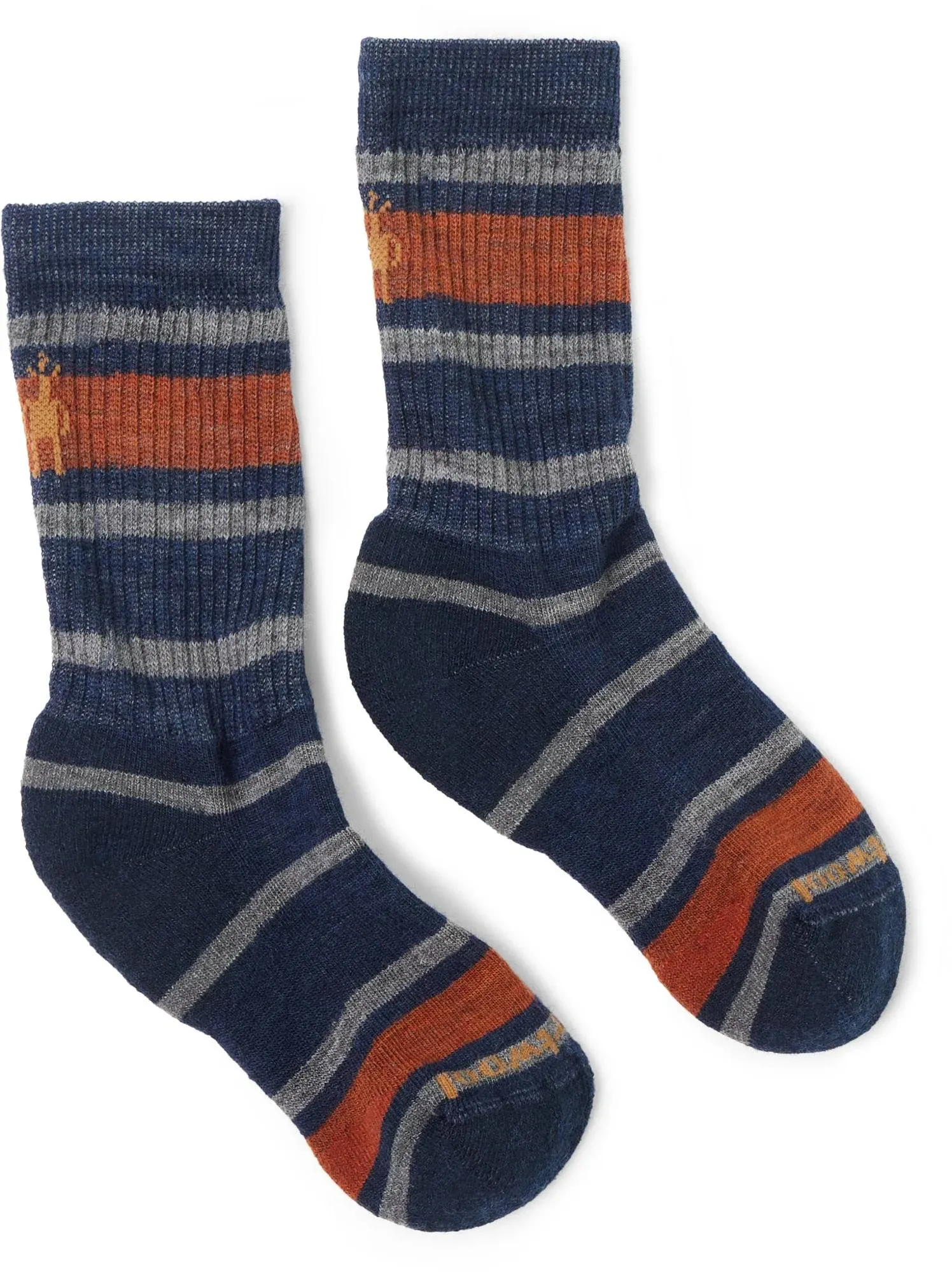 Smartwool Kids' Hike Light Cushion Striped Crew Socks