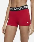 Nike Pro Women's 3" Shorts Royal/White / L