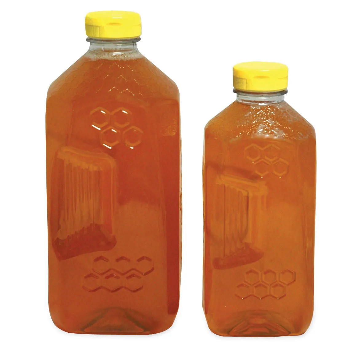 Mann Lake CN302 5 lb Honeycomb Plastic Lid Honey Jar