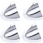 4PCS Marine Wire Cable Vent Cover Stainless Steel Clam Shell Vent for Boat 2-...