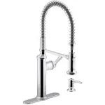 Kohler R10651-SD-CP sous Pro-Style Single-Handle Pull-Down Sprayer Kitchen Faucet in Chrome