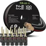 14awg Speaker Wire GearIT Pro Series 14 AWG Gauge Speaker Wire Cable