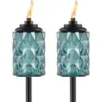 Tiki Brand 1122125 Easy Install 2-Pack 65 inch Tiki Topaz Blue Torch