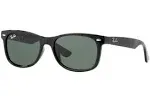 Ray-Ban Junior 47mm Wayfarer Sunglasses in Black/Green Solid at Nordstrom