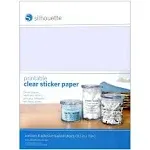 Silhouette Printable Clear Sticker Paper