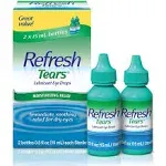 Refresh Tears Lubricant Eye Drops 2 Pack