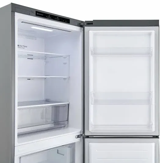 LG - 10.8 cu Ft Bottom-Freezer with Reversible Door - Stainless Steel