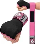 RDX Gel Boxing Hand Wraps Inner Gloves Men Women, Quick 75cm Long Wrist Straps, Elasticated Padded Fist Under Mitts Protection, Muay Thai MMA Kickboxing Martial Arts Punching Training Bandages