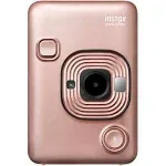 Fujifilm Instax Mini Hybrid LiPLay Instant Camera (Blush Gold)