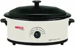 Nesco 6 Qt. Ivory Roaster with Porcelain Cookwell